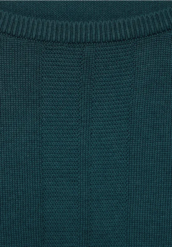 Oversized Pullover deep lake green