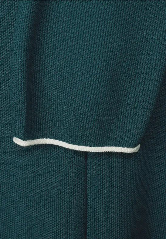 Pull-over en tricot avec structure deep lake green