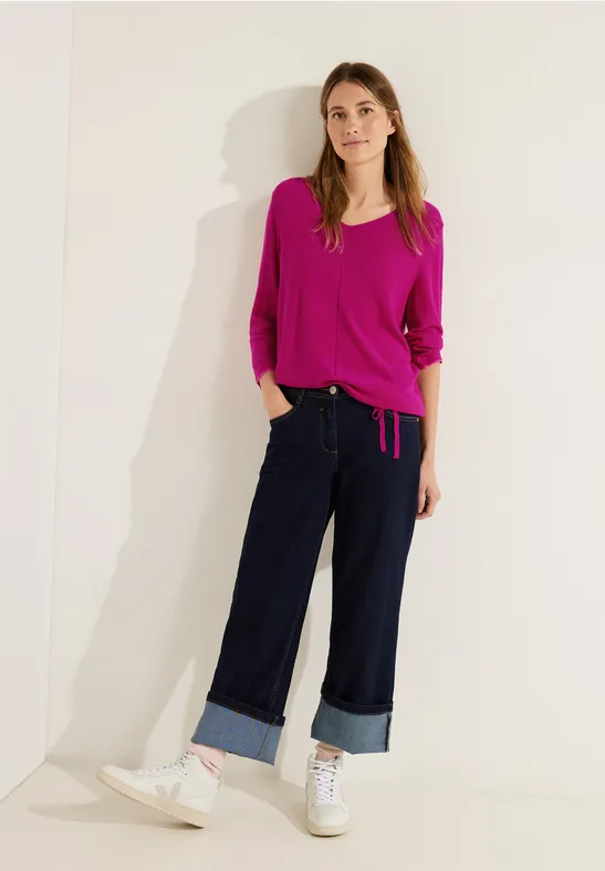 Pull-over en tricot avec structure cool pink