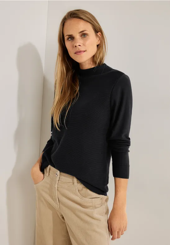 Pull-over structuré Black