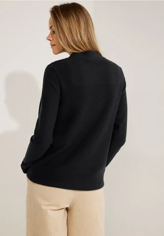 Pull-over structuré Black