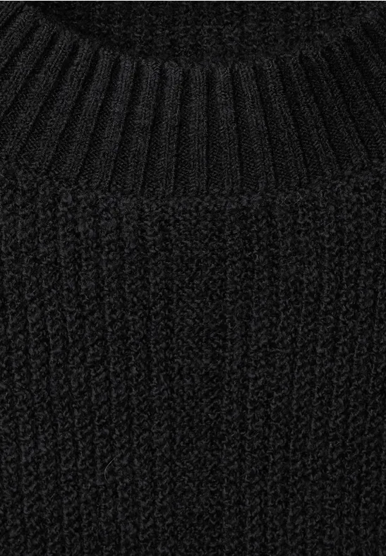 Cosy Strickpullunder Black