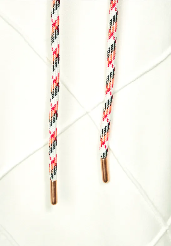 Sweatshirt mit Karomuster vanilla white