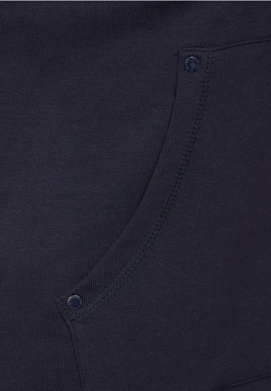 Sweatshirt mit Printkragen night sky blue