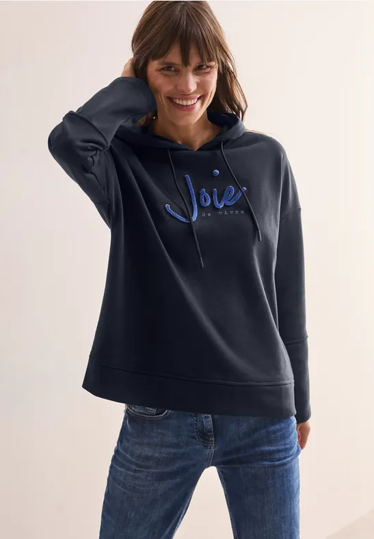 Sweatshirt met kunstwerk universal blue