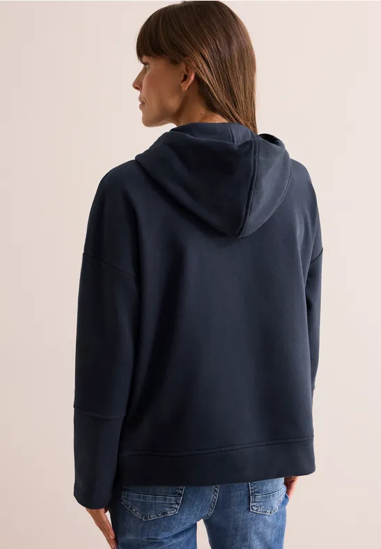 Sweatshirt met kunstwerk universal blue