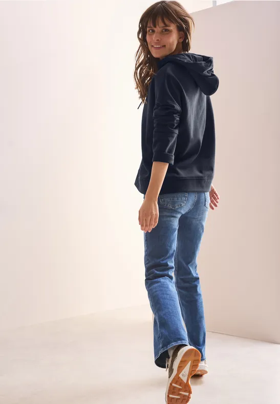 Sweatshirt met kunstwerk universal blue