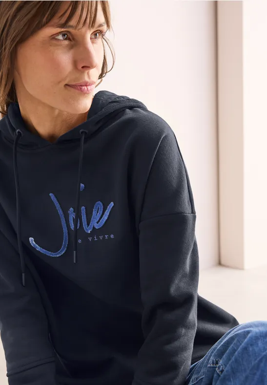 Sweatshirt met kunstwerk universal blue