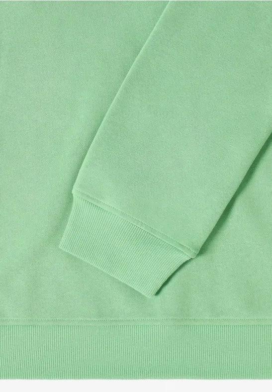 Sweater met capuchon fennel green