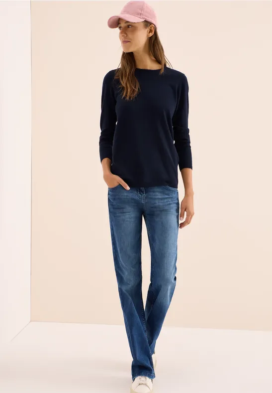 Basic Pullover urban dark blue