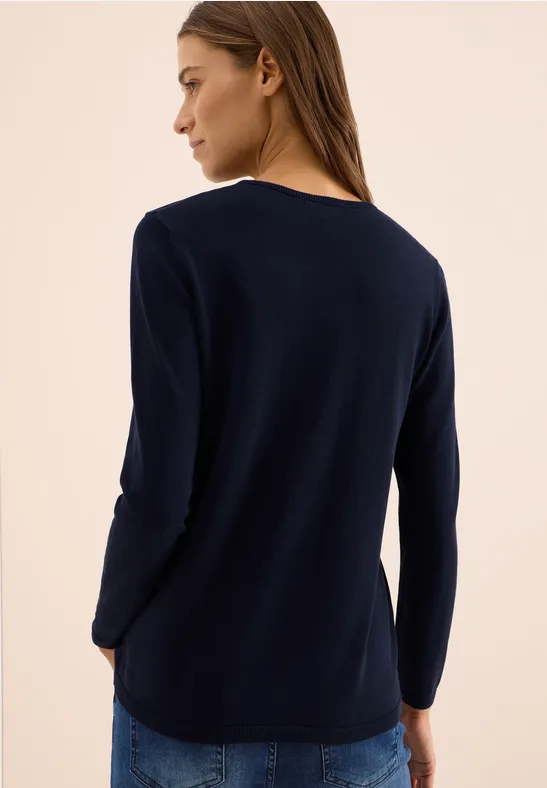 Basic Pullover urban dark blue