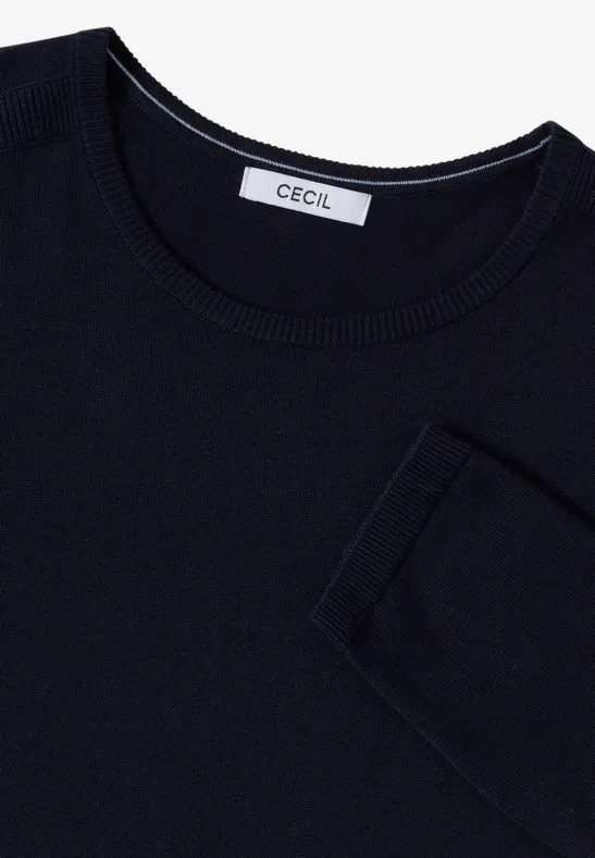 Basic Pullover urban dark blue