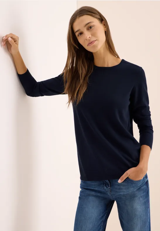 Basic Pullover urban dark blue