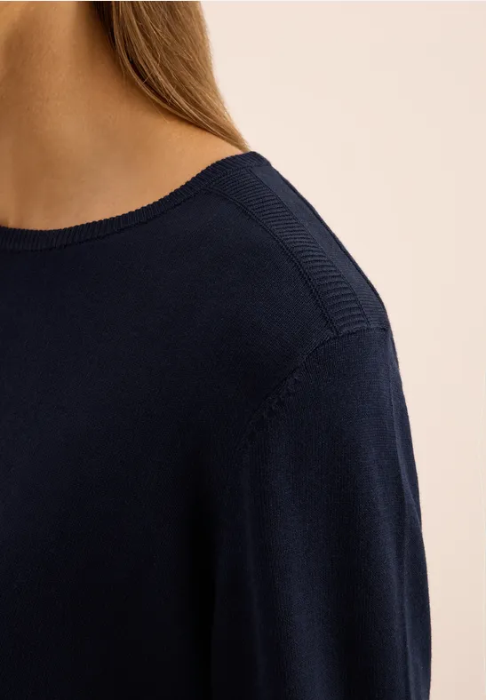 Basic Pullover urban dark blue