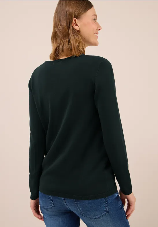 Basic Pullover ink green