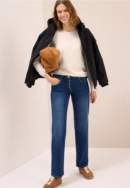 Basic Pullover oat milk beige melange