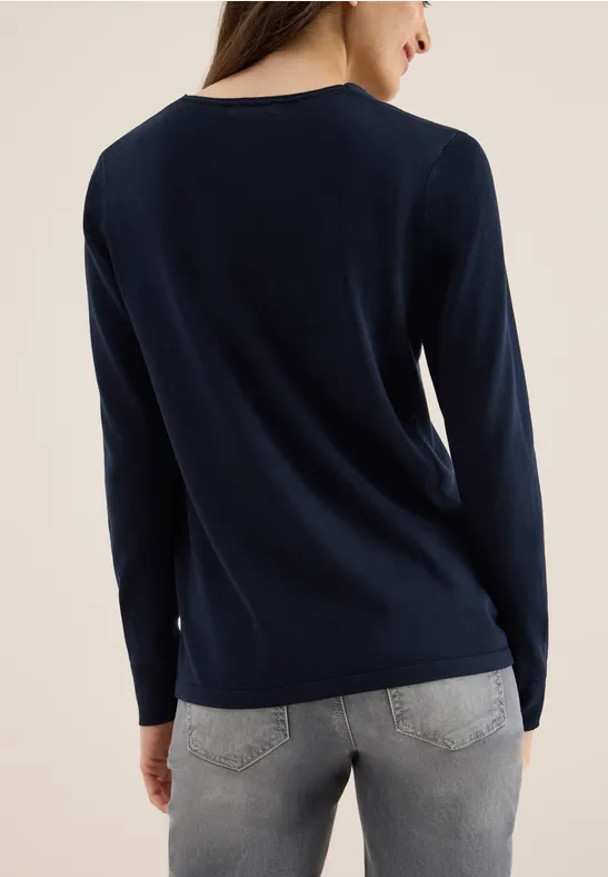 Basic Pullover urban dark blue