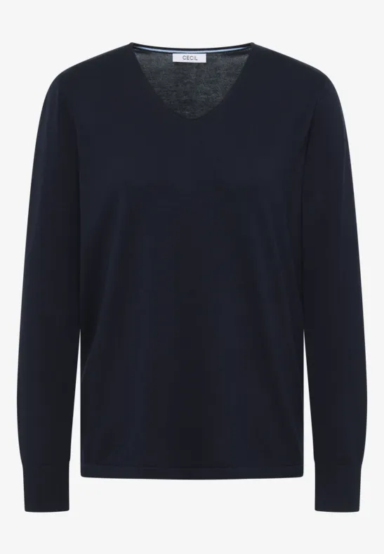 Basic Pullover urban dark blue