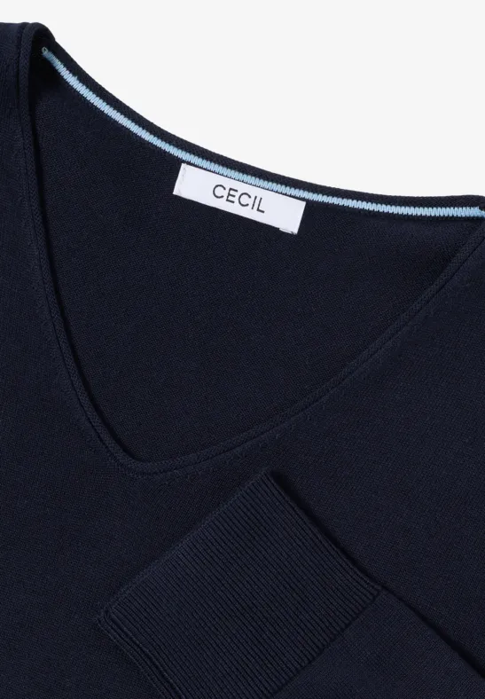 Basic Pullover urban dark blue