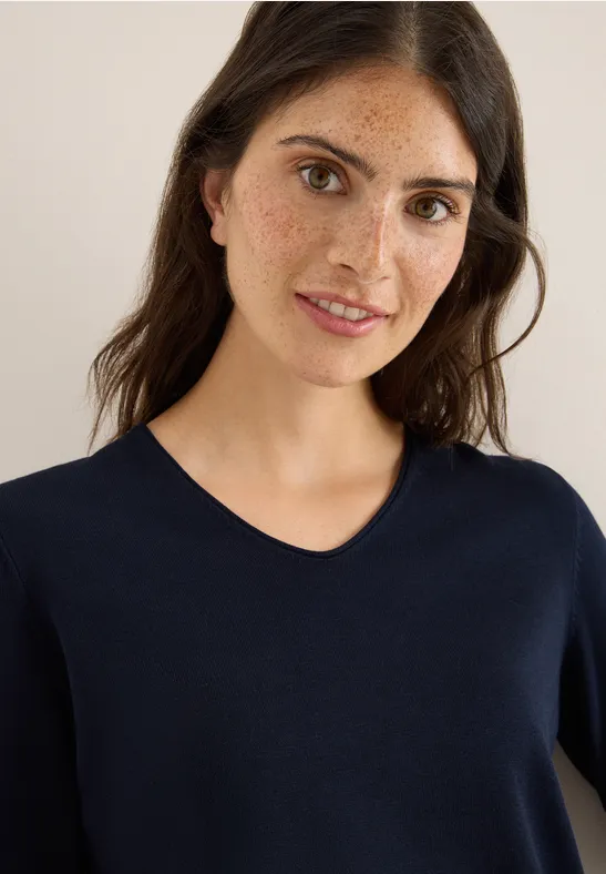 Basic Pullover urban dark blue