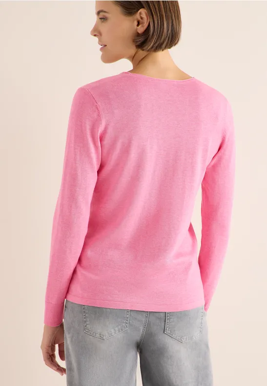 Pull basique dark blossom melange