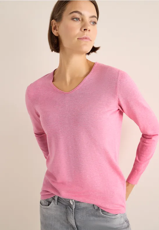 Pull basique dark blossom melange