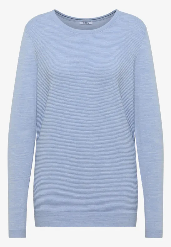 Strukturpullover mountain heather melange