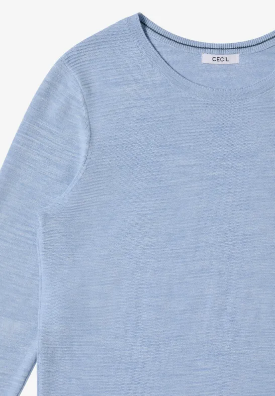 Strukturpullover mountain heather melange