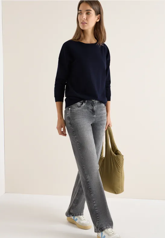 Pullover mit Strukturdetail urban dark blue