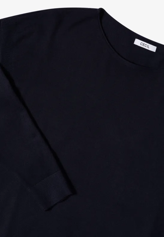 Pullover mit Strukturdetail urban dark blue