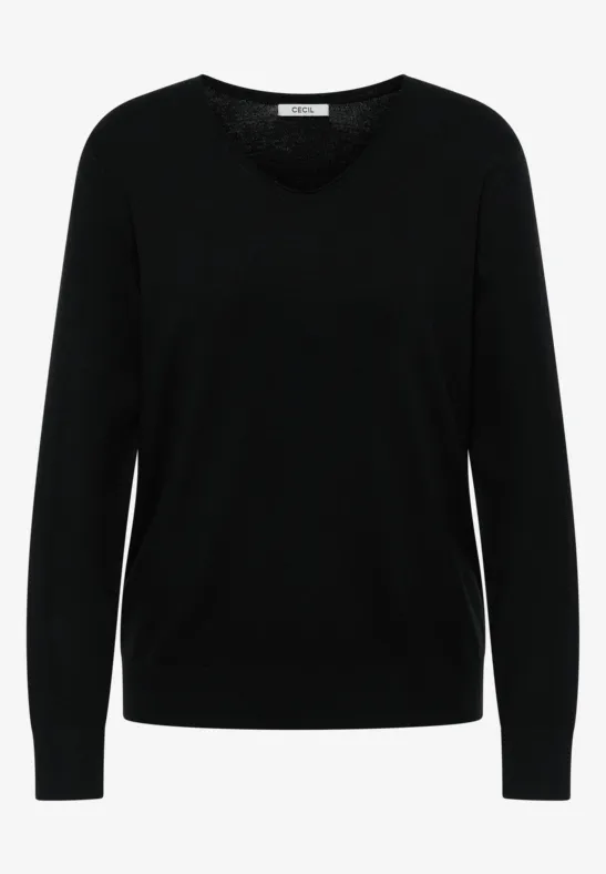Kuscheliger Pullover Black