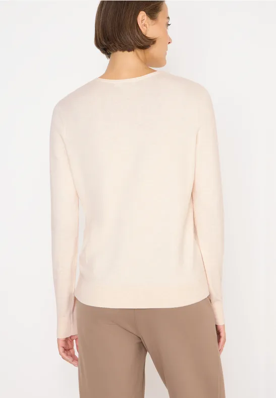 Kuscheliger Pullover oat milk beige melange