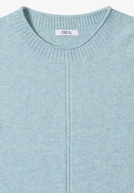 Kuscheliger Pullover faded blue melange