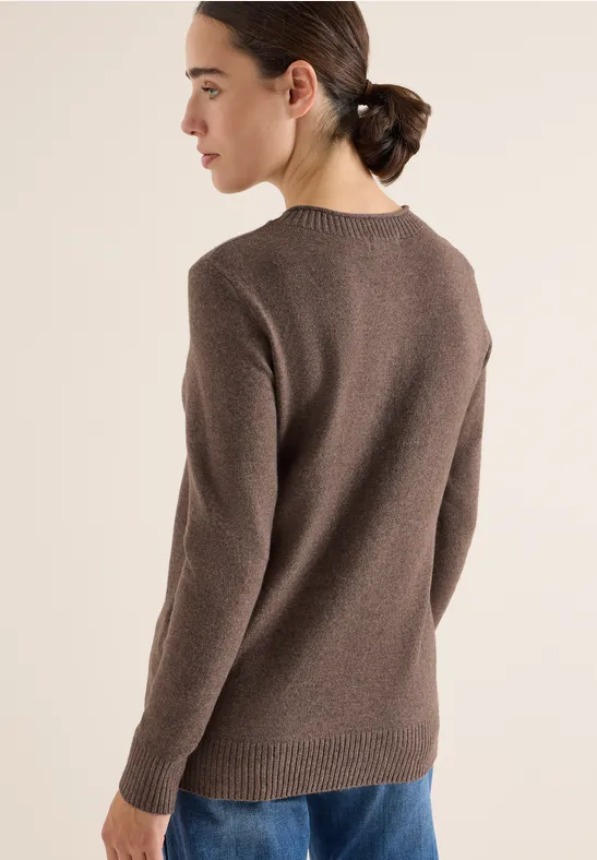 Sweter mushroom taupe melange