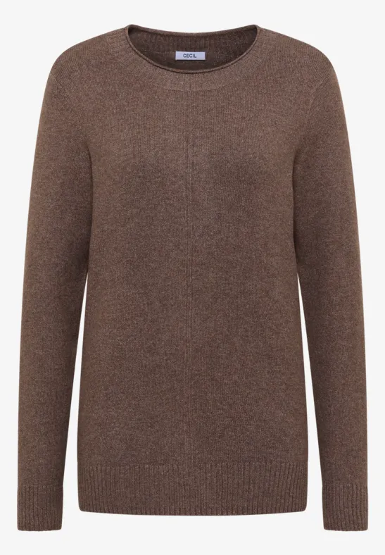 Sweter mushroom taupe melange