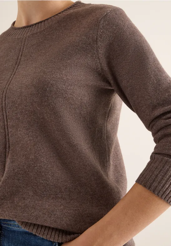 Sweter mushroom taupe melange
