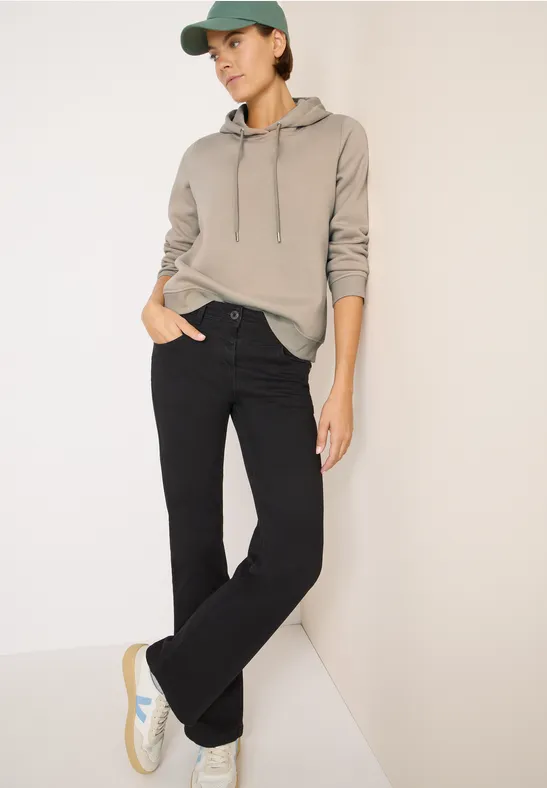 Kapuzensweatshirt silvery beige
