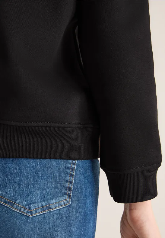 Kapuzen Sweatshirt Black