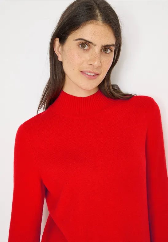 Cosy Turtleneck Pullover pumkin orange