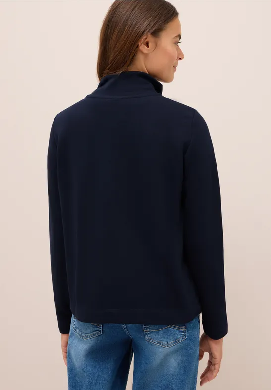 Sweatshirt mit Zipper urban dark blue