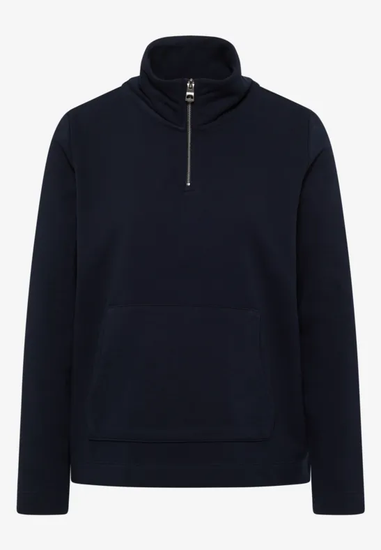 Sweatshirt mit Zipper urban dark blue