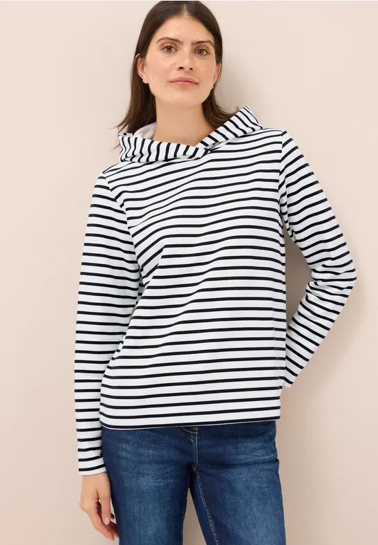 Gestreiftes Sweatshirt urban dark blue