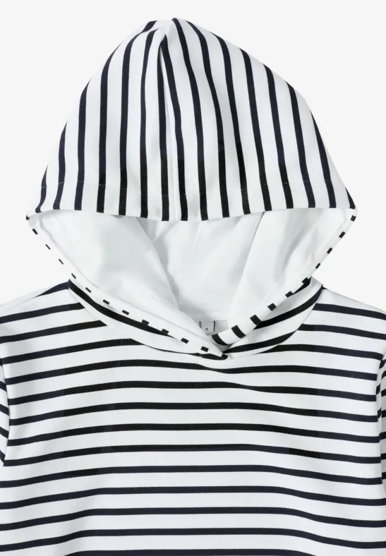 Gestreiftes Sweatshirt urban dark blue