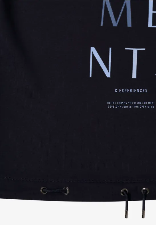 Sweatshirt mit Stickerei urban dark blue