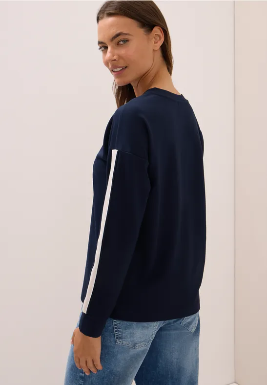 Sweater met streepjes urban dark blue