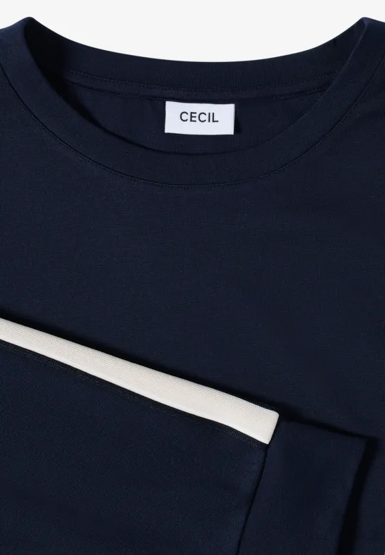 Sweater met streepjes urban dark blue