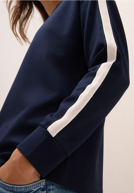 Sweater met streepjes urban dark blue