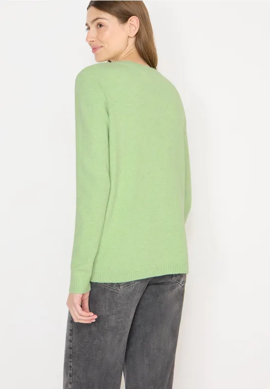 Doux pull-over en couleur unie null
