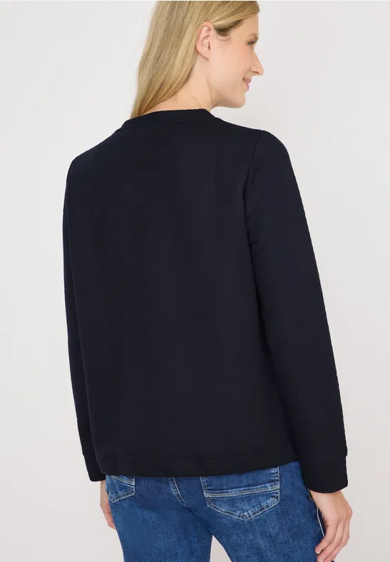 Sweatshirt mit Struktur urban dark blue