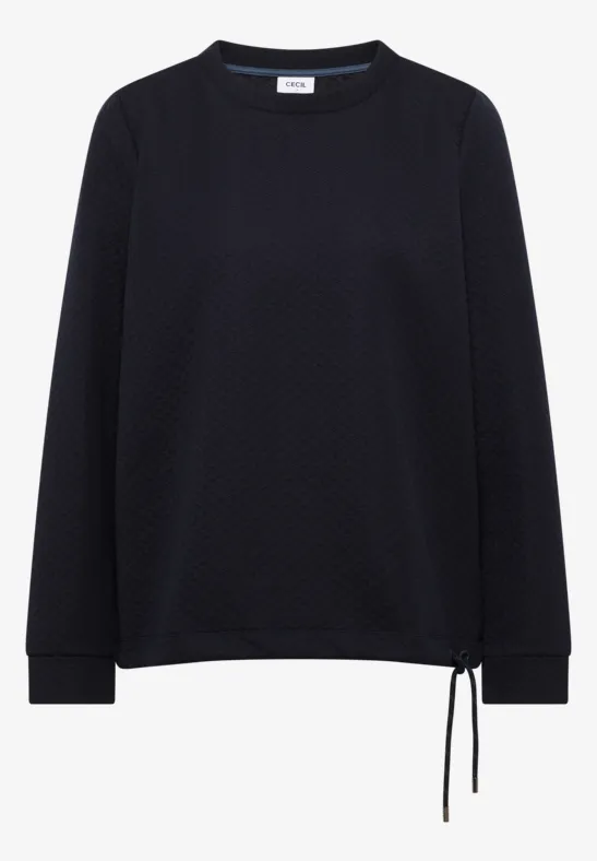 Sweatshirt mit Struktur urban dark blue
